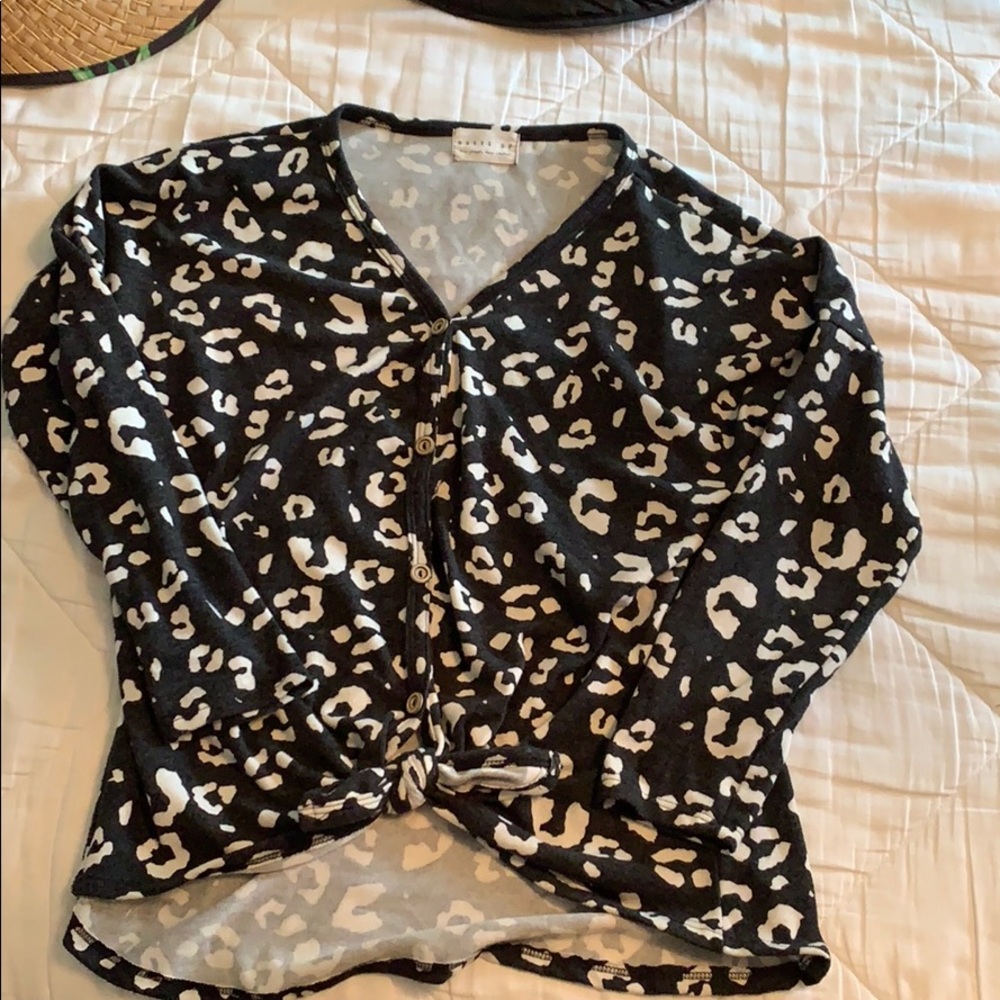 Leopard blouse